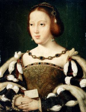 1.Leonor de Austria. Joos Cleve (1550)