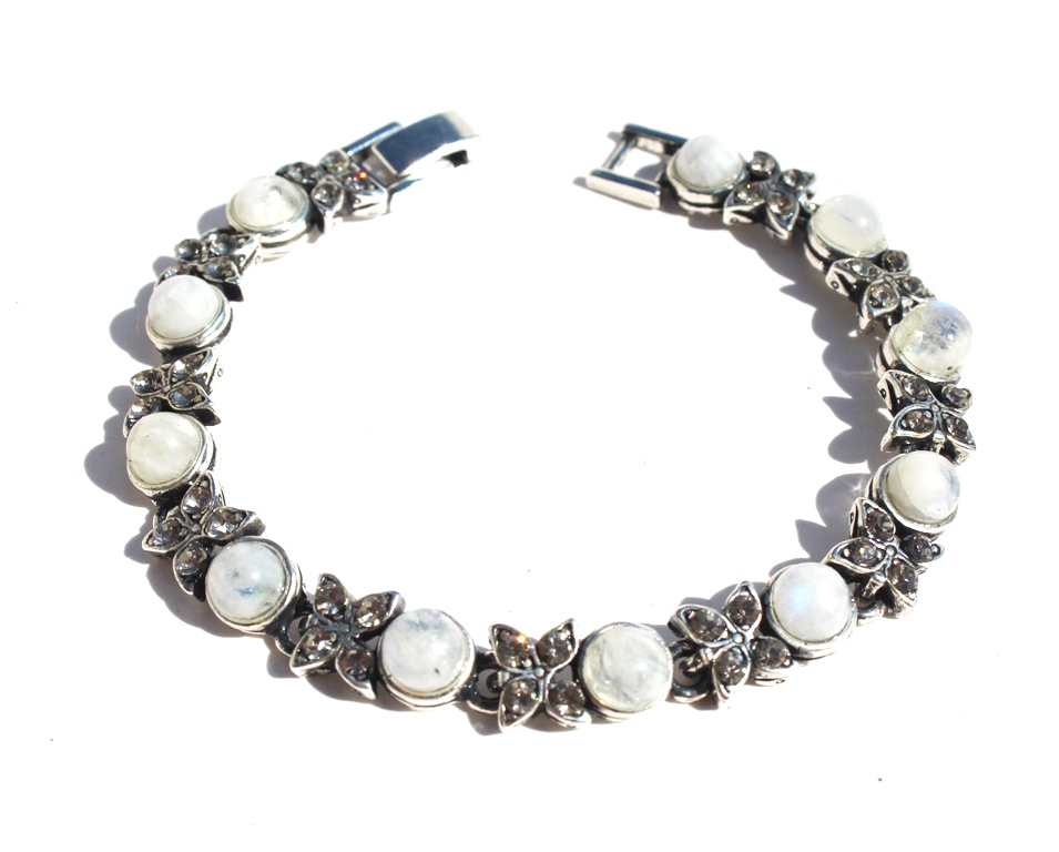 Pulsera de piedra de luna para novias I